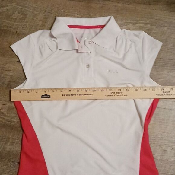 FILA women's cap sleeve polo top size S - Picture 11 of 12